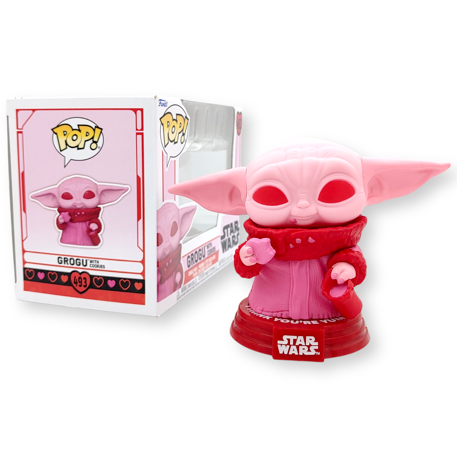 FUNKO POP<星球大戰-曼達洛人>尤達BB(情人節)-NO.493