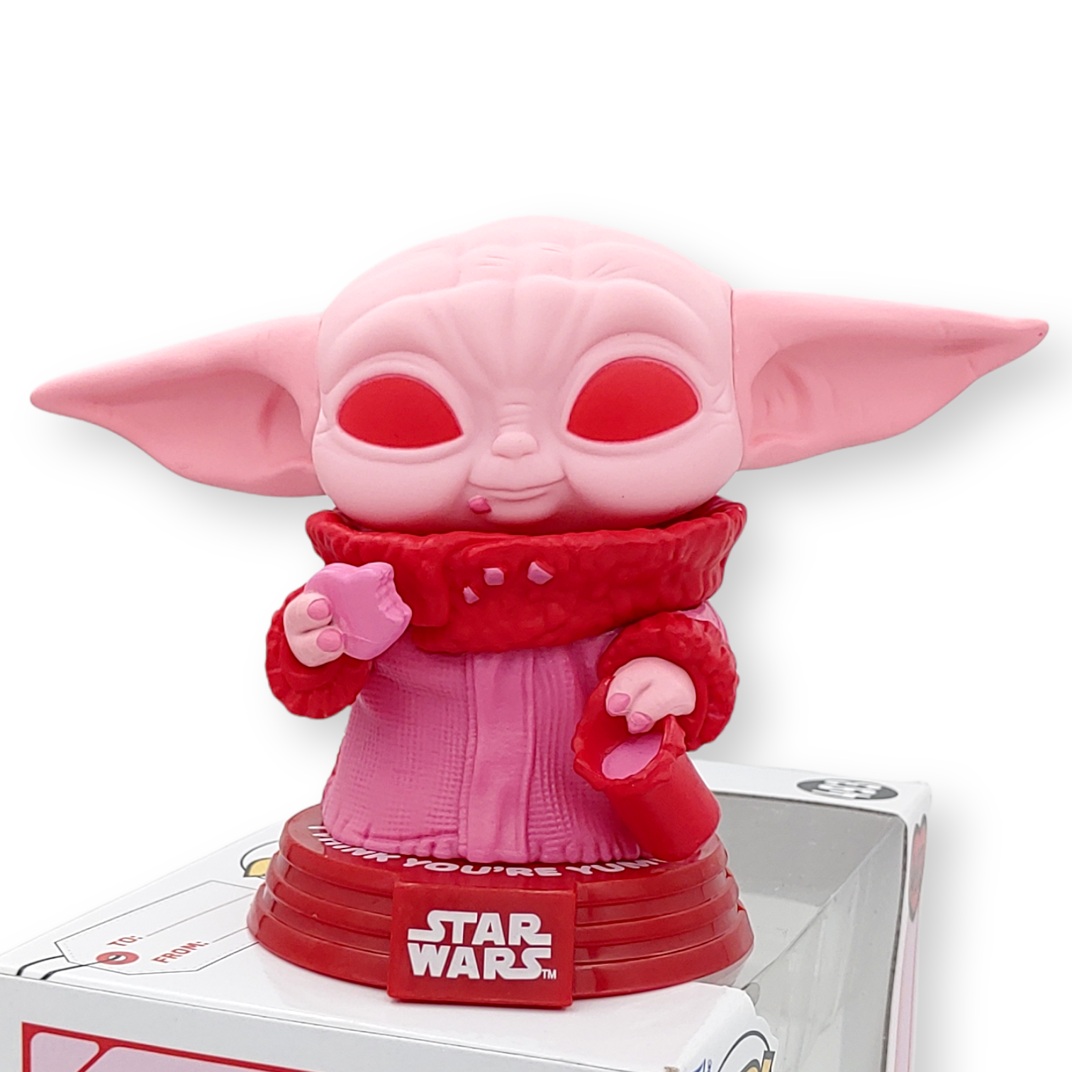FUNKO POP<星球大戰-曼達洛人>尤達BB(情人節)-NO.493