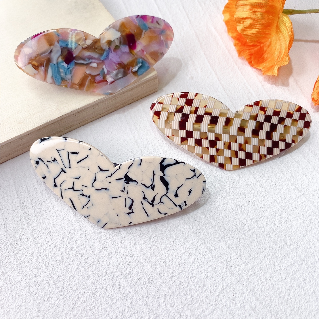 [日本] 心形彈弓髮夾