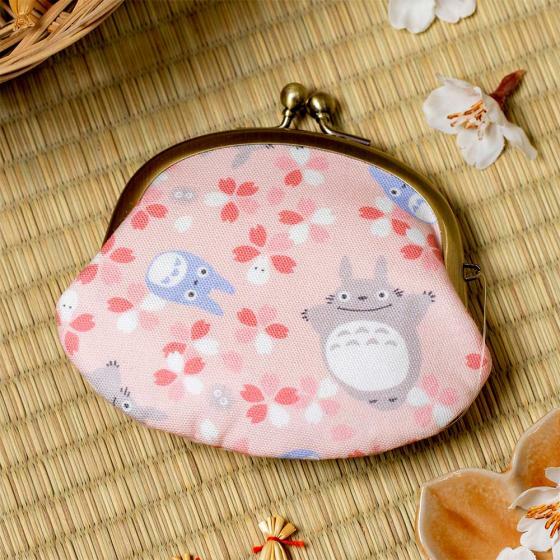 珠扣零錢包 龍貓 櫻花