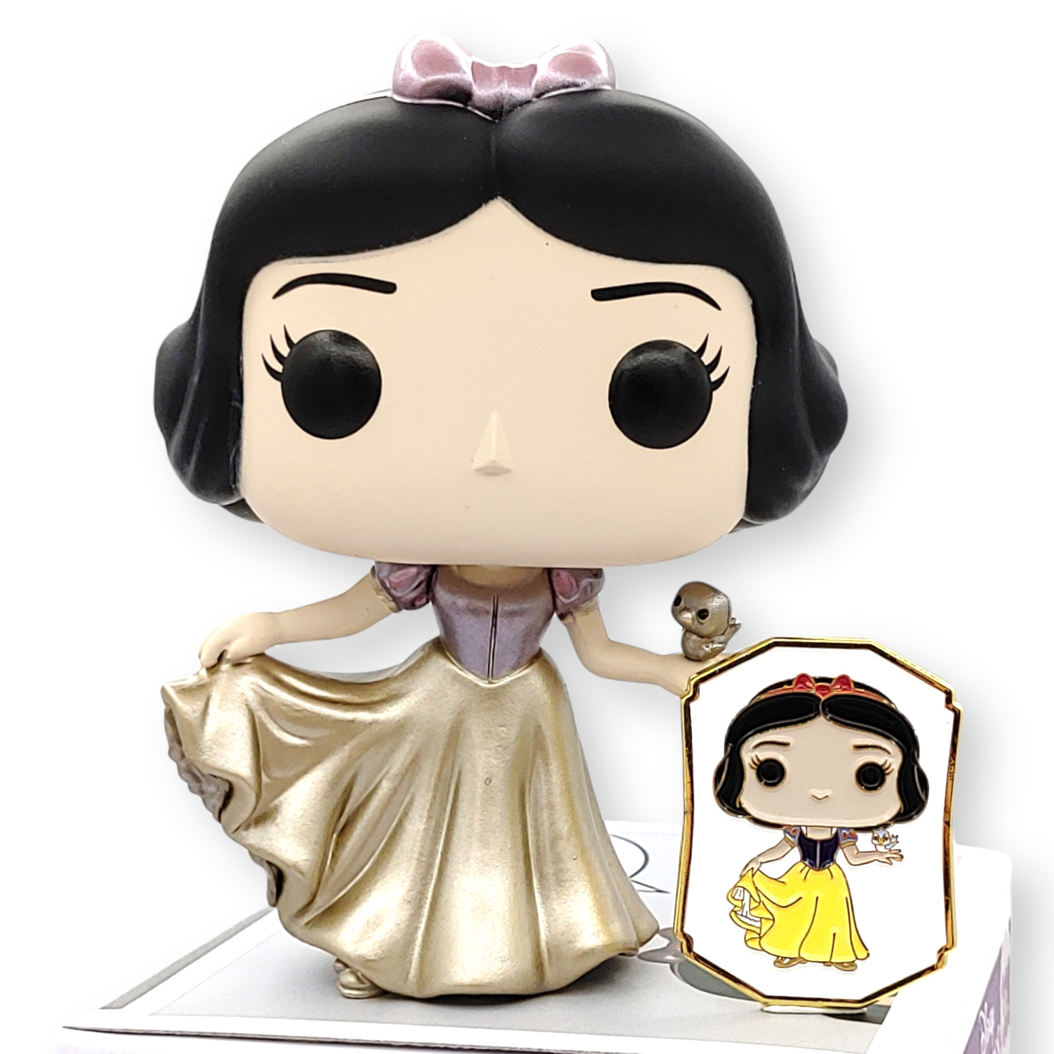 FUNKO POP終極公主<雪姑七友>白雪公主(金鑽版連襟章) -No.339