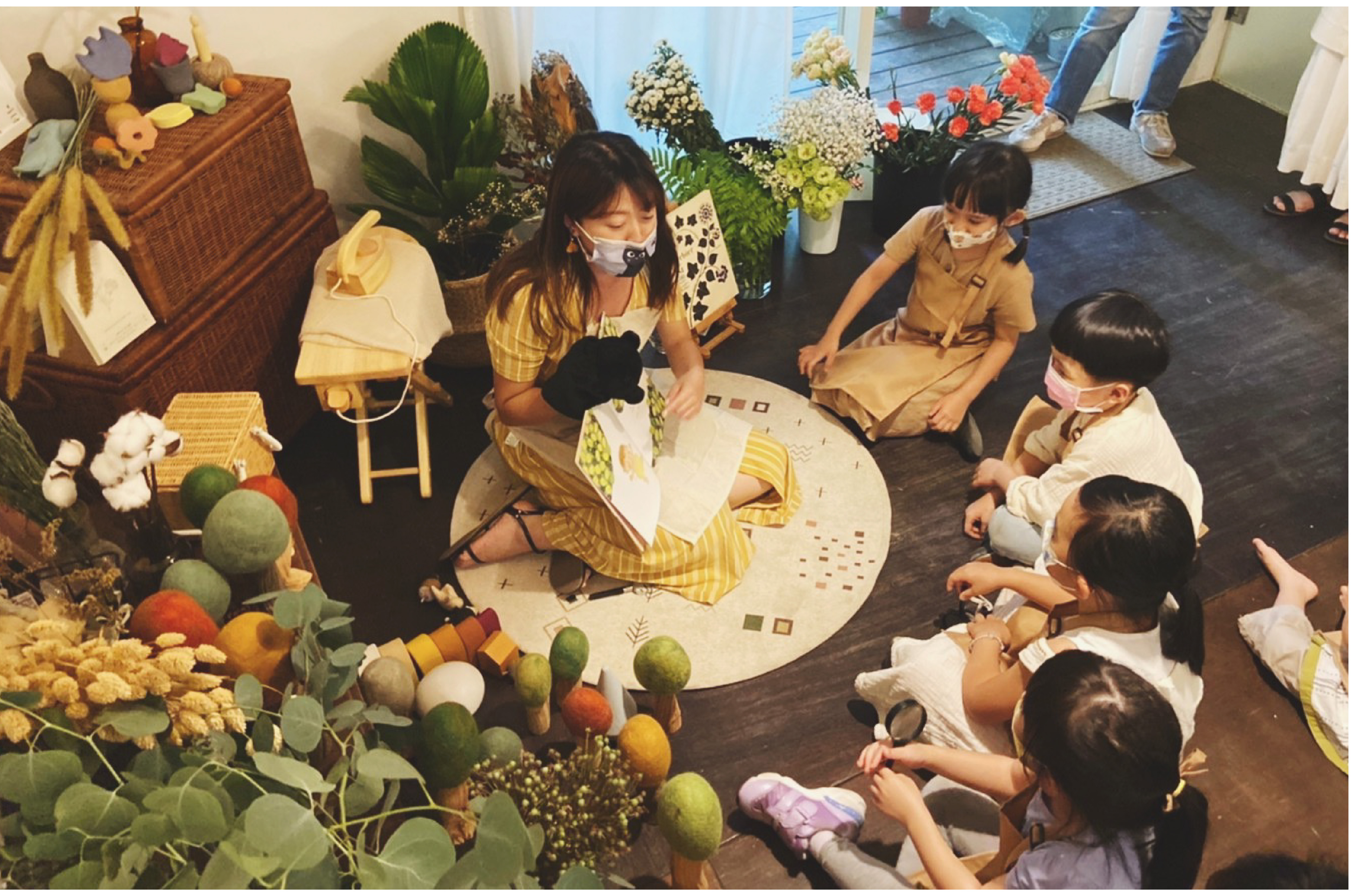 小青山舉辦母親節親子活動-繪本故事時間