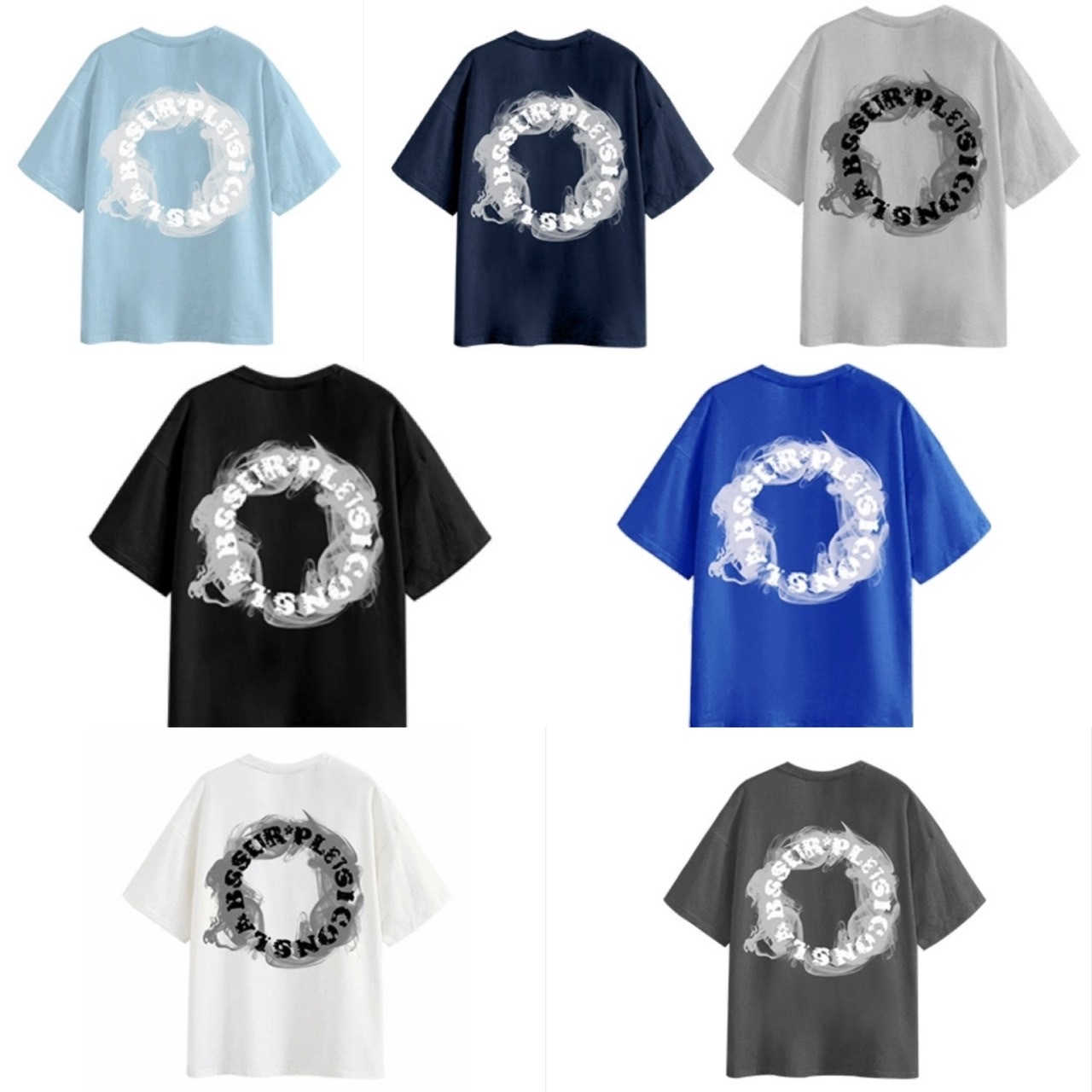 SSUR PLUS x ICONSLAB 圓環 煙霧 十字架 LOGO 短袖 T