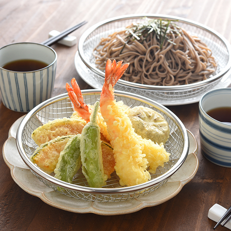 Tsubame Shinko Stainless Steel Oil Strainer 19cm