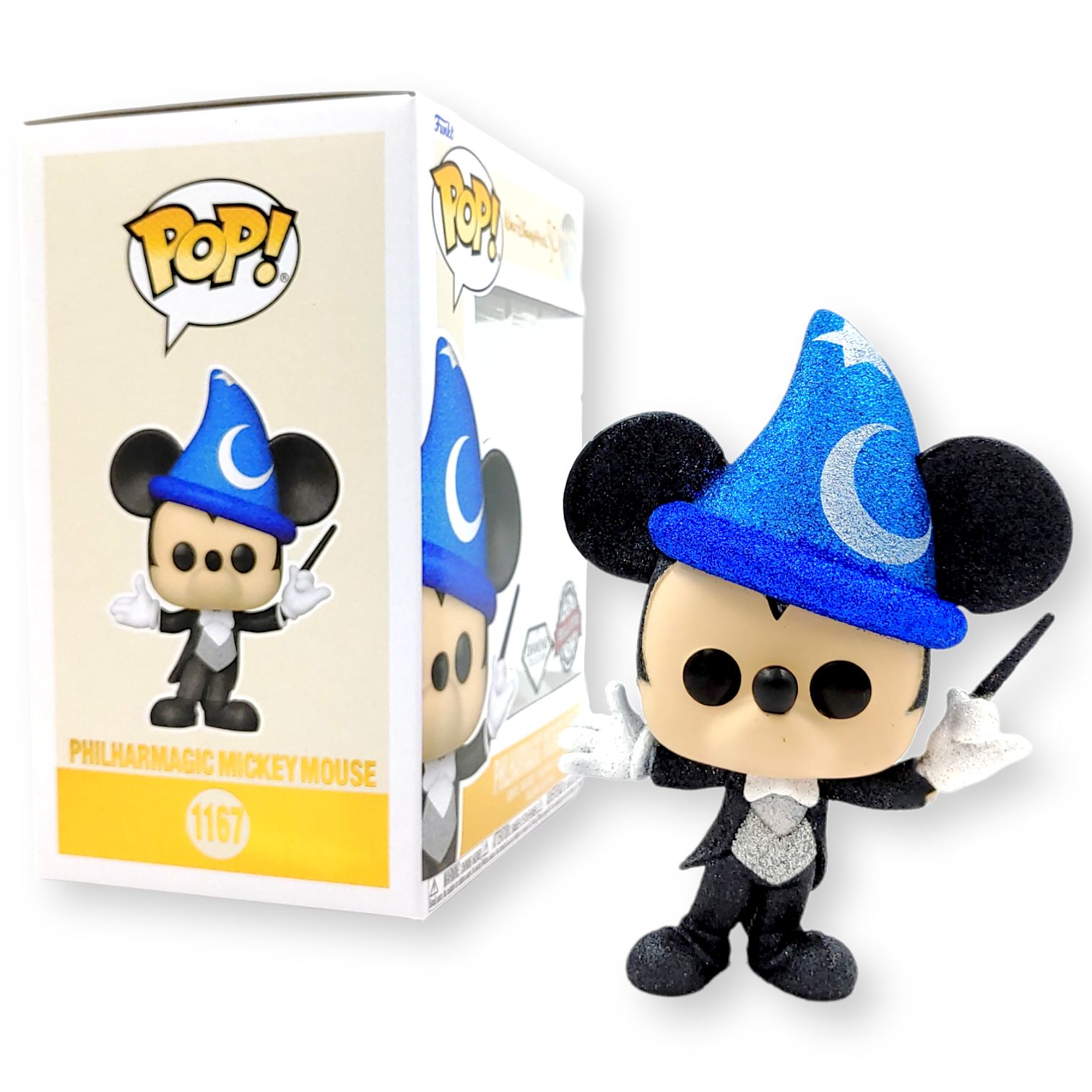 FUNKO POP <迪士尼>米奇老鼠(魔法棒)鑽石版-No.1167