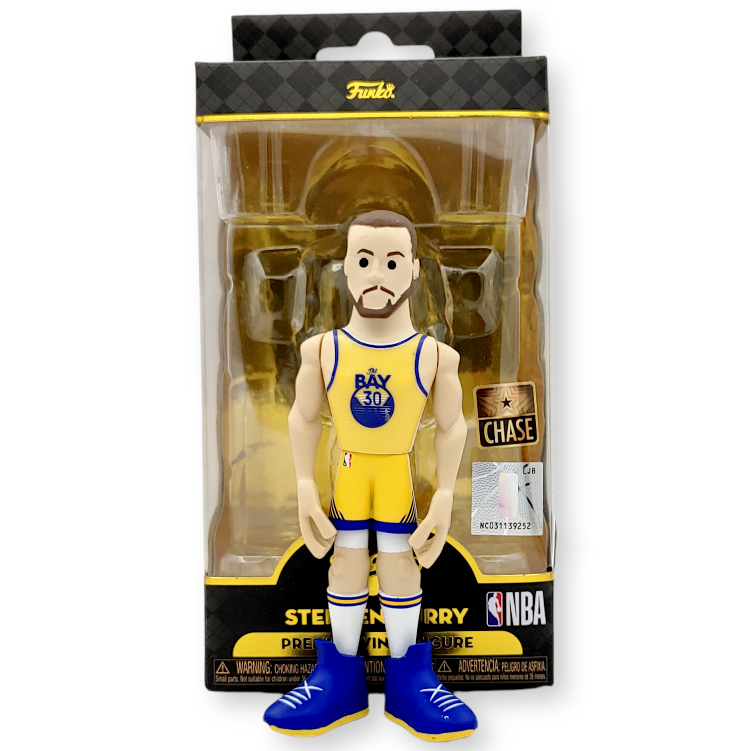 FUNKO POP<NBA Gold>金州勇士5吋史提芬居里(黃衫Chase)