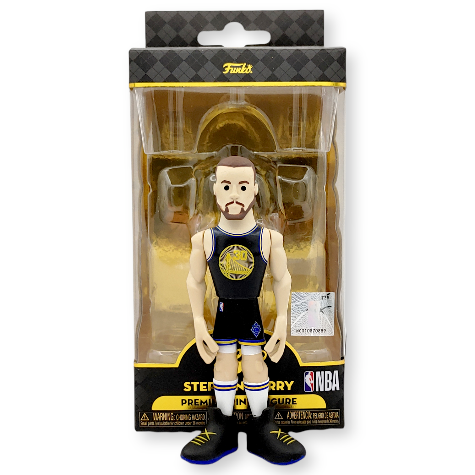 FUNKO POP<NBA Gold>金州勇士5吋史提芬居里(黑衫)