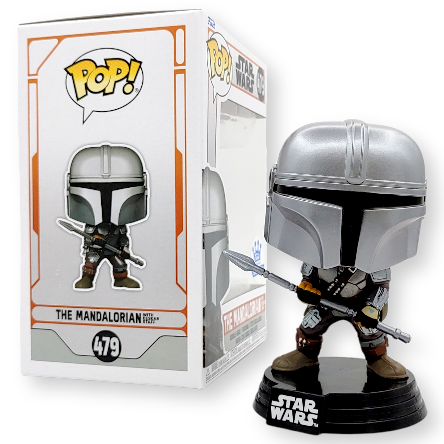 FUNKO POP<星球大戰-曼達洛人>曼達洛人(貝斯卡棍)-NO.479