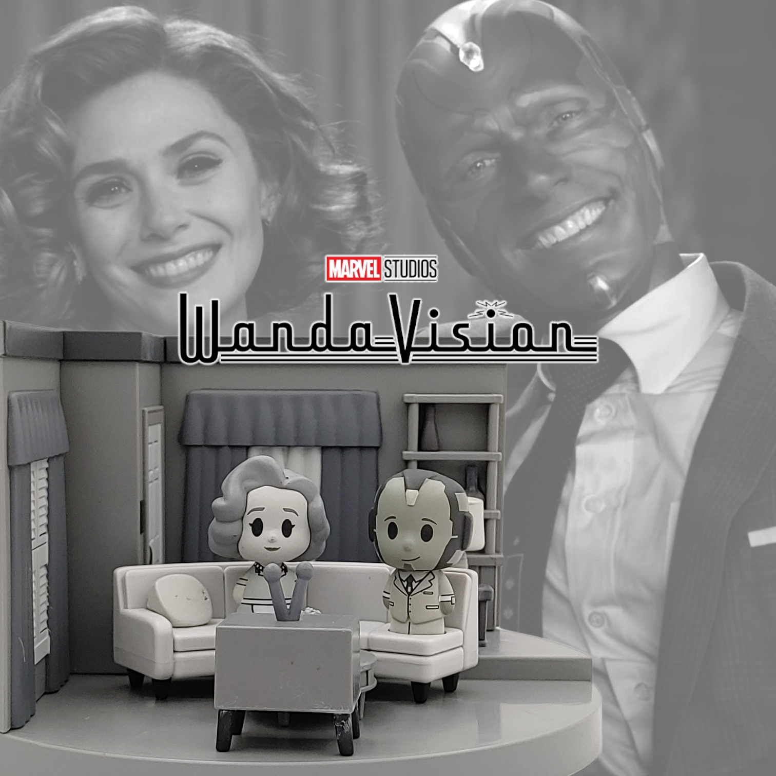 FUNKO POP<溫黛與幻視>溫黛與幻視(50年代小場景)