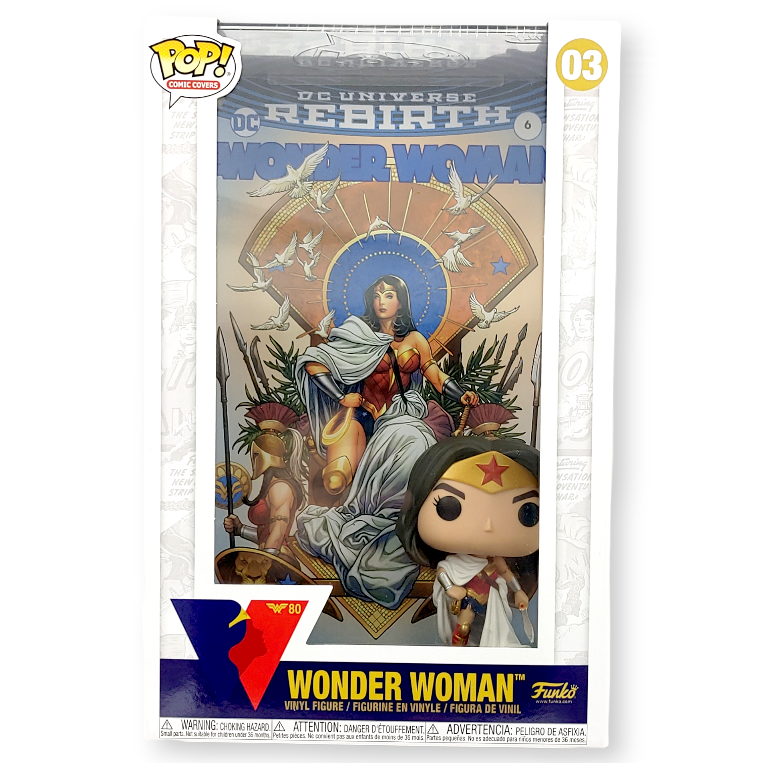 FUNKO POP <神奇女俠>神奇女俠(漫畫背景盒)-No.03