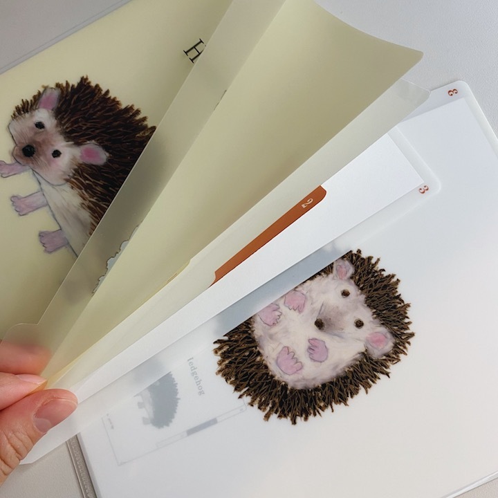 米津祐介 刺蝟 A5三層資料夾 日本Greeting Life