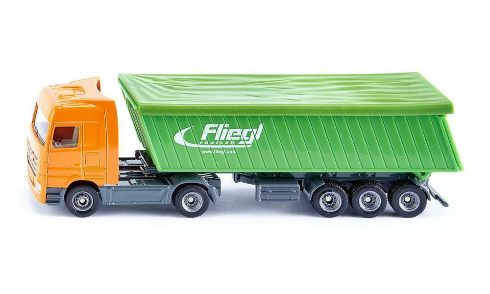TRUCK WITH TRAILER AND ROOF, S1796