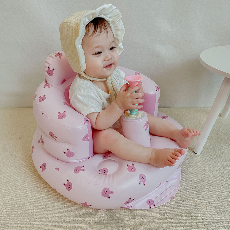 ins 韓國寶寶學坐充氣沙發no1