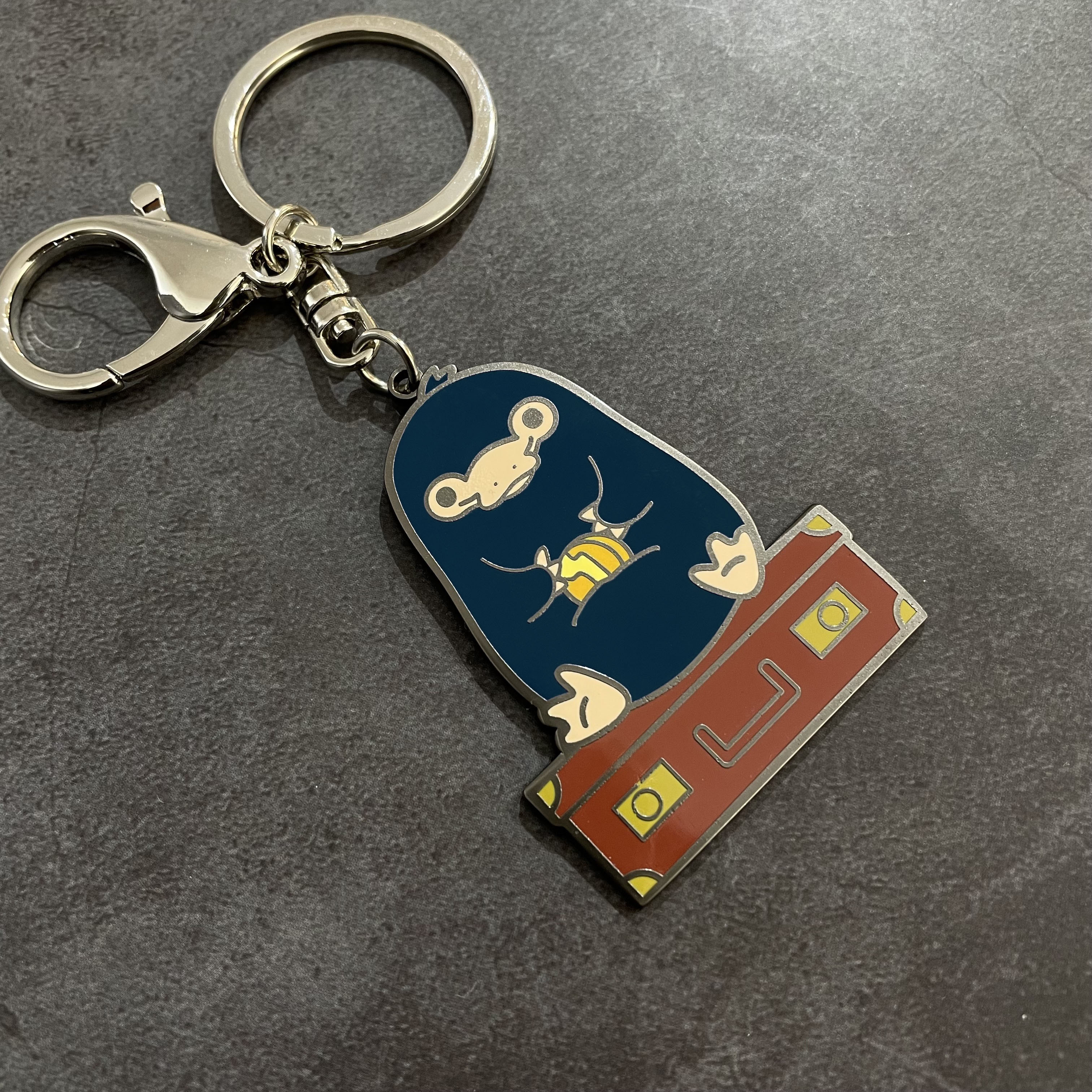 怪獸與牠們的產地-金屬鑰匙圈-皮箱玻璃獸