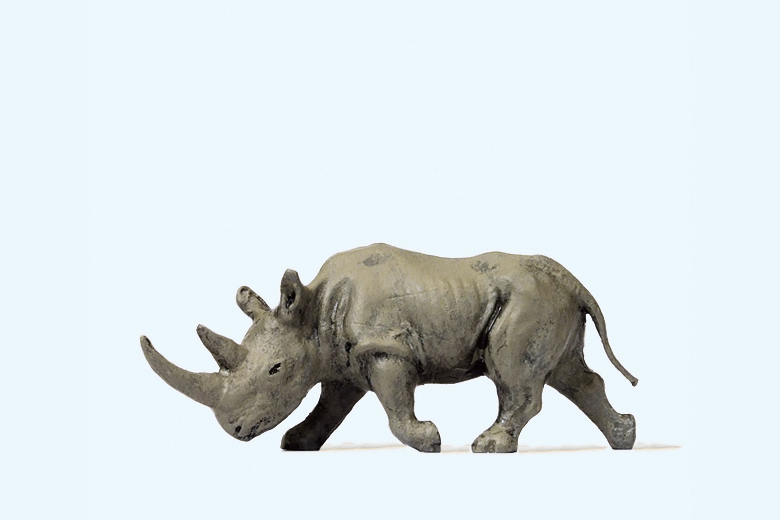 Preiser迷你動物 29522非洲犀牛