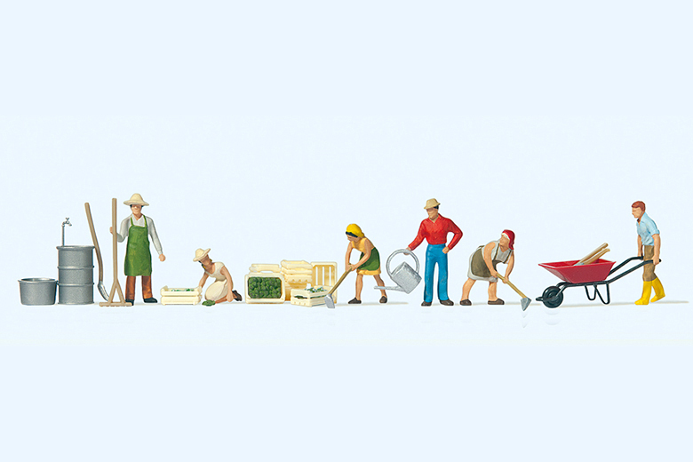 Preiser迷你小人 10046園丁與配件