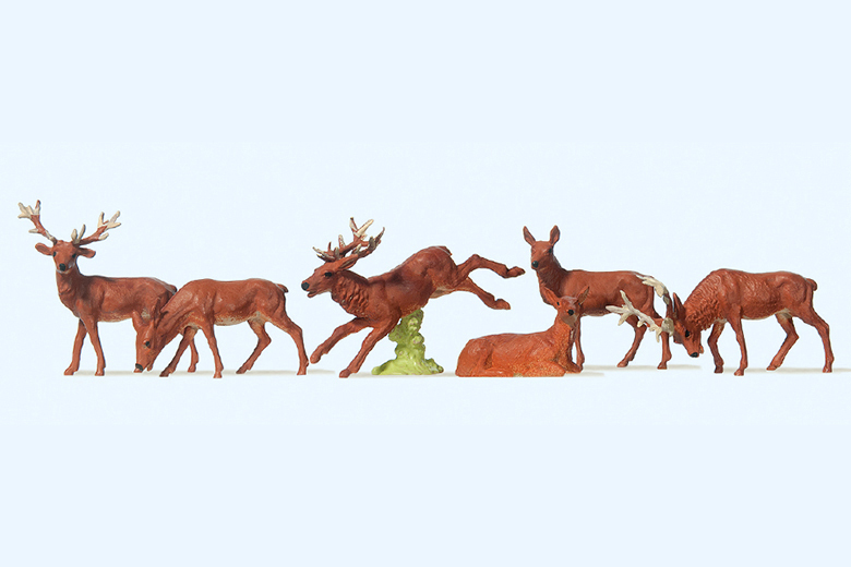 Preiser迷你小人 10179雄鹿