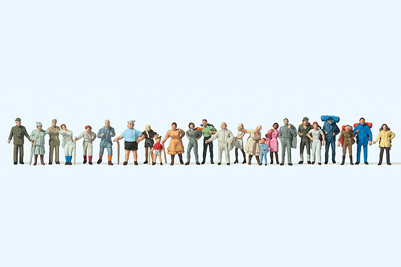 Preiser迷你小人 14413旅人們1