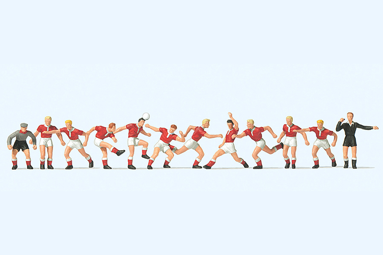 Preiser迷你小人 10075足球隊