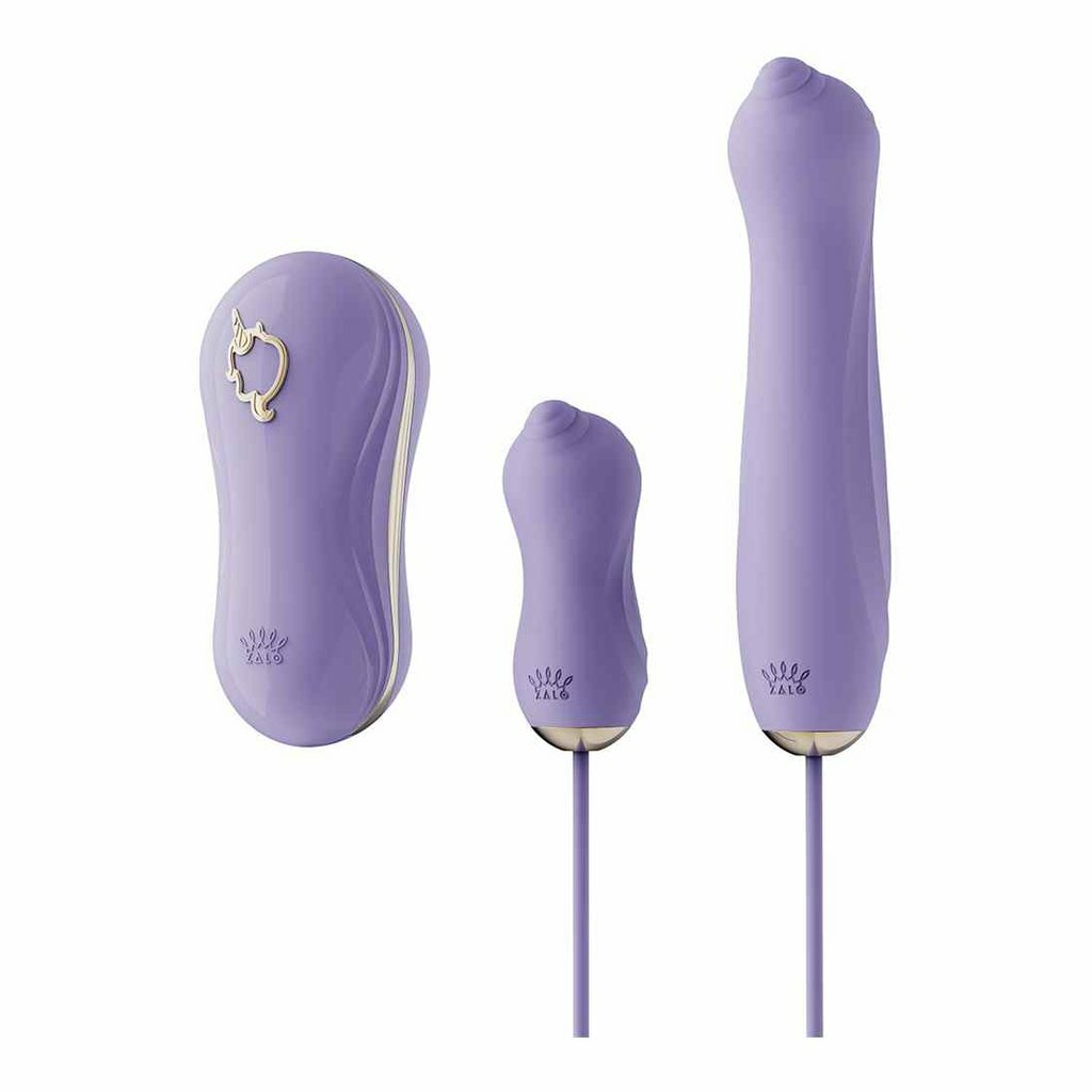 Zalo Unicorn Set 組合式吸吮抽插器 紫色