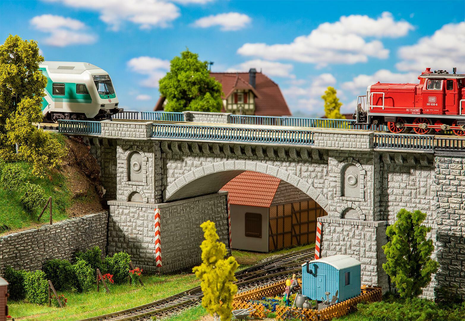Faller 191773 HO Scale Railway road bridge