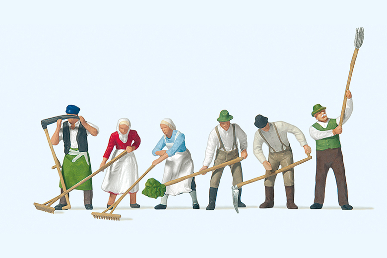 Preiser迷你小人 10045割草