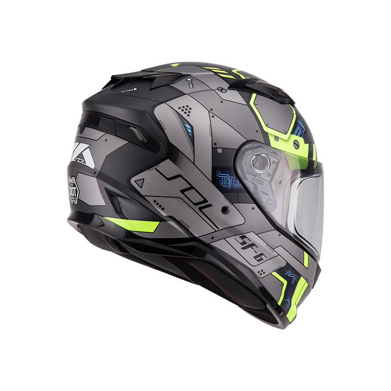 SOL SF-6 機動裝甲 消光灰銀 全罩