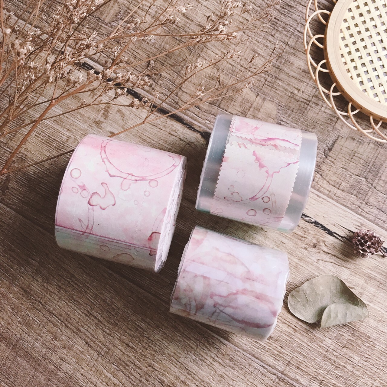 Lihaopaper｜茶染郵票紙膠帶 (56、57)