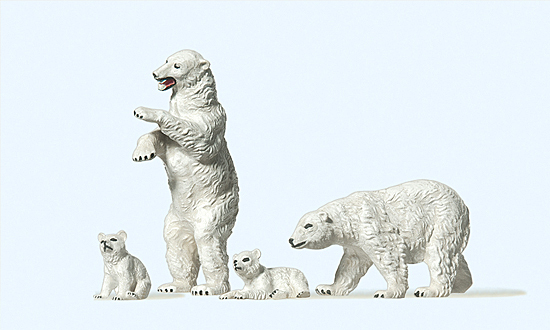 Preiser迷你動物 20384北極熊