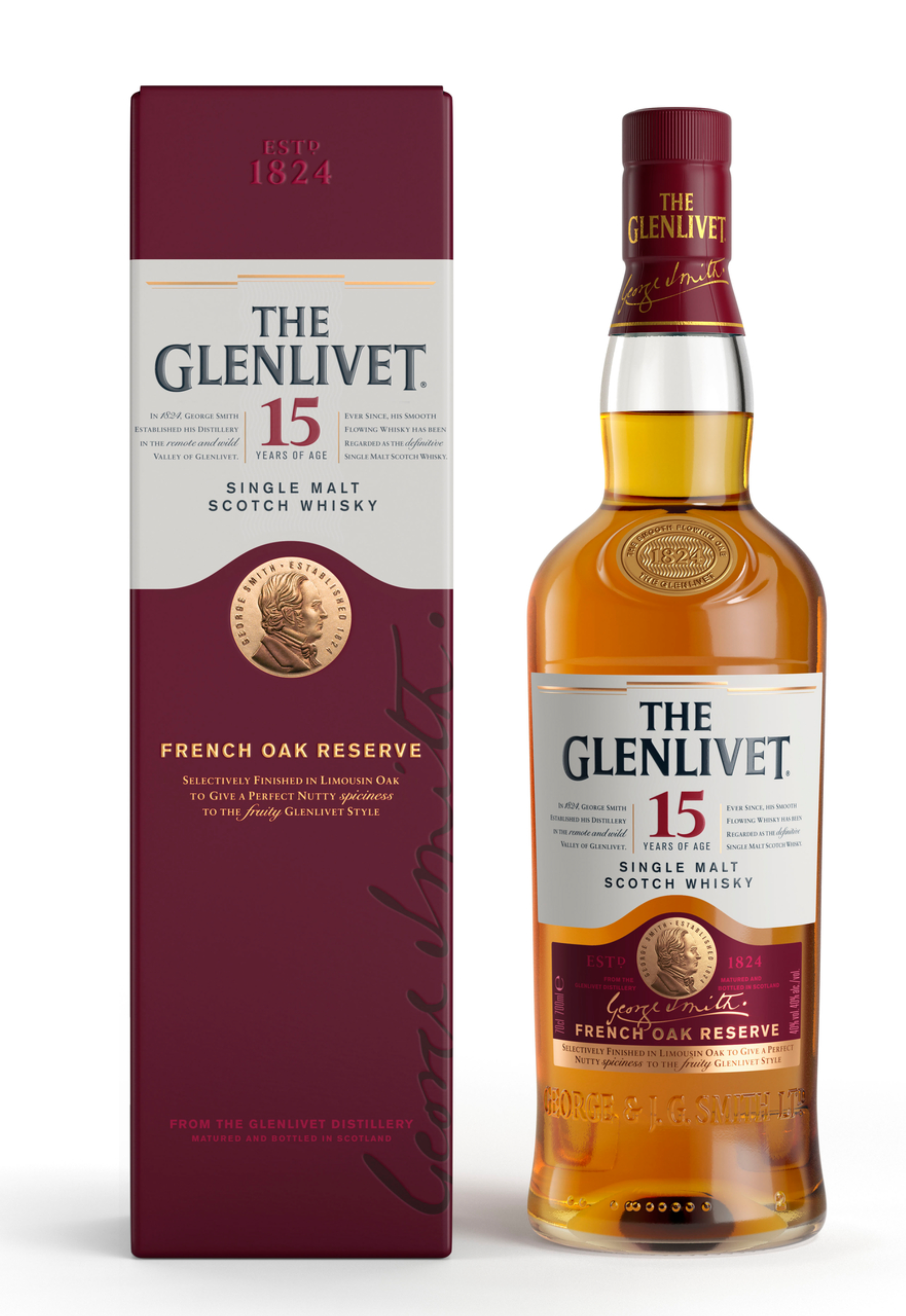 The Glenlivet 15 Years Old Single Malt Scotch Whisky