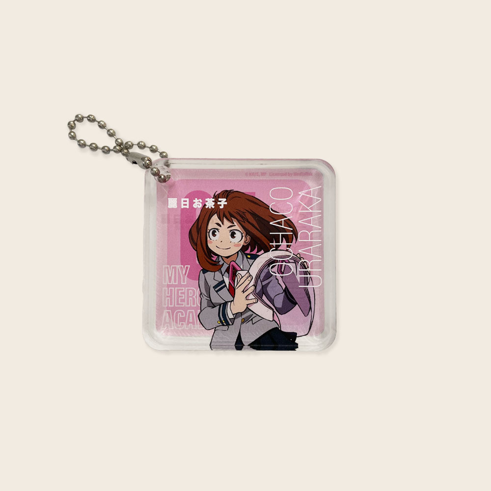 我的英雄學院-方形鑰匙圈-麗日