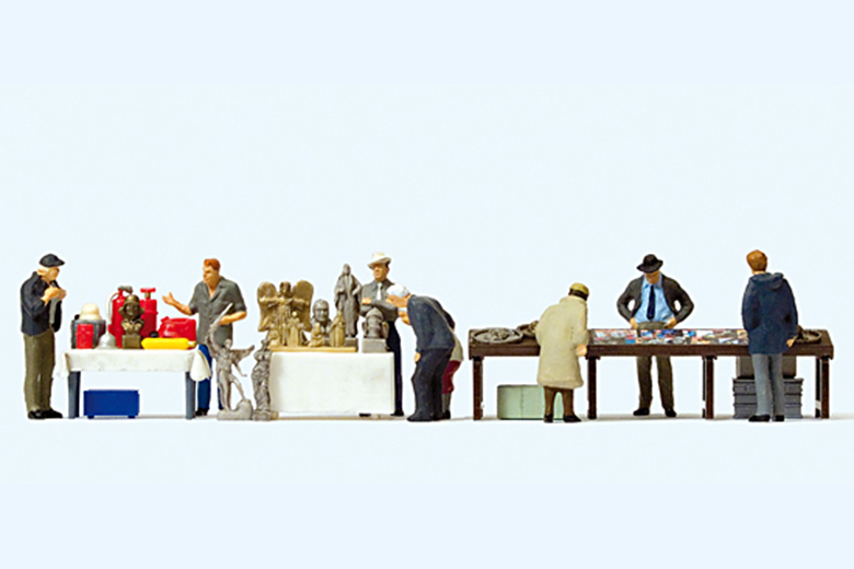 Preiser迷你小人 10614跳蚤市場2