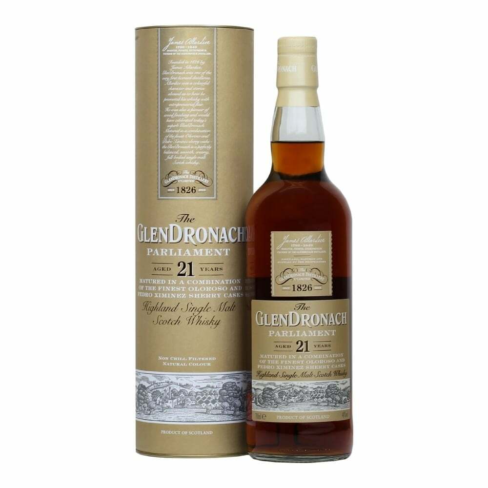 格蘭多納21年單一純麥威士忌 Glendronach Parliament 21 Years Single Malt Whisky