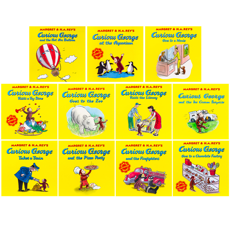 The New Adventures of Curious George Box Set 16 BOOKS