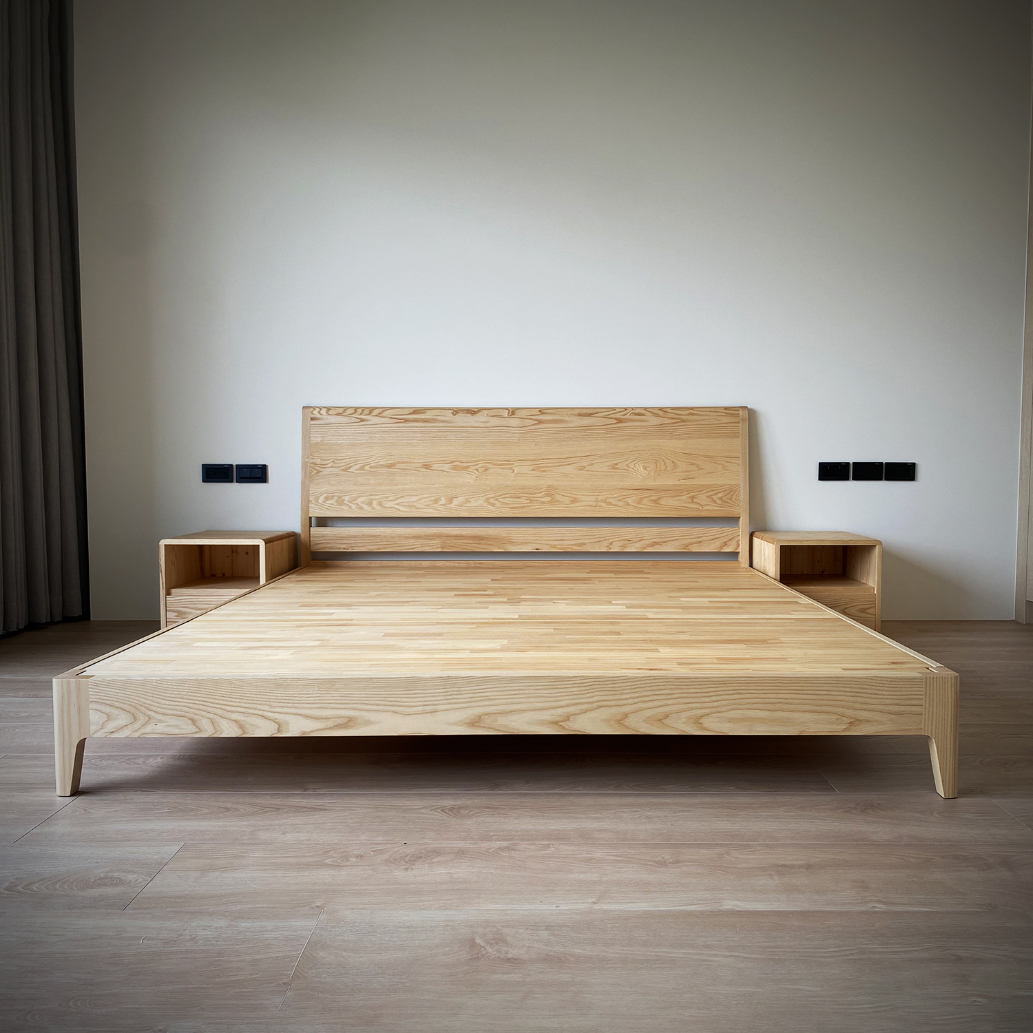 時光-全實木造型床架|可訂製