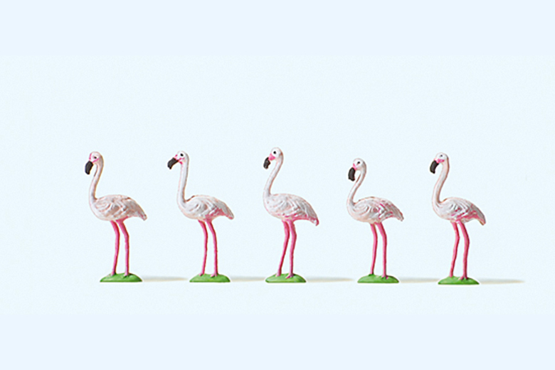 Preiser迷你動物 20372紅鶴