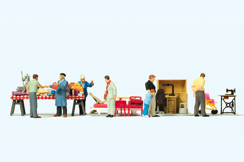 Preiser迷你小人 10623跳蚤市場