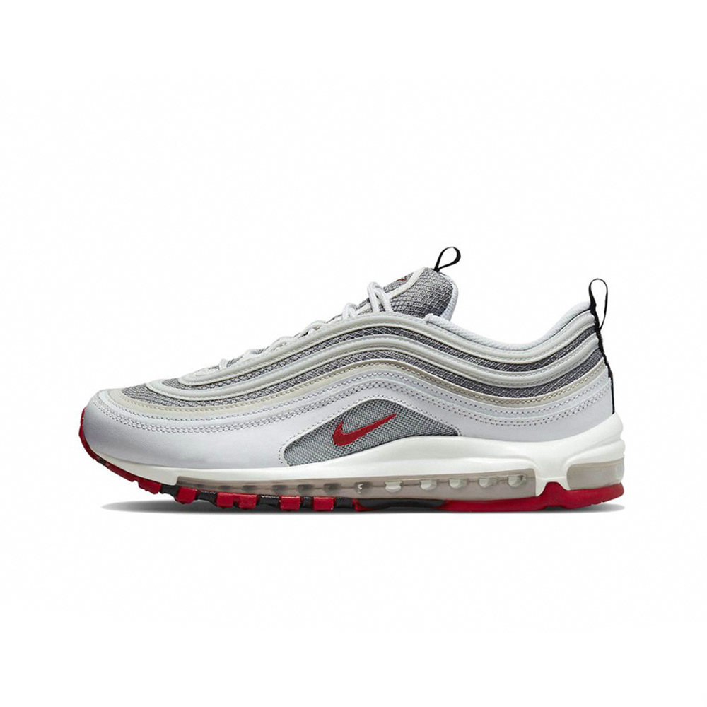 Nike Air Max 97 白銀灰 紅勾 氣墊 反光  DM0027-100