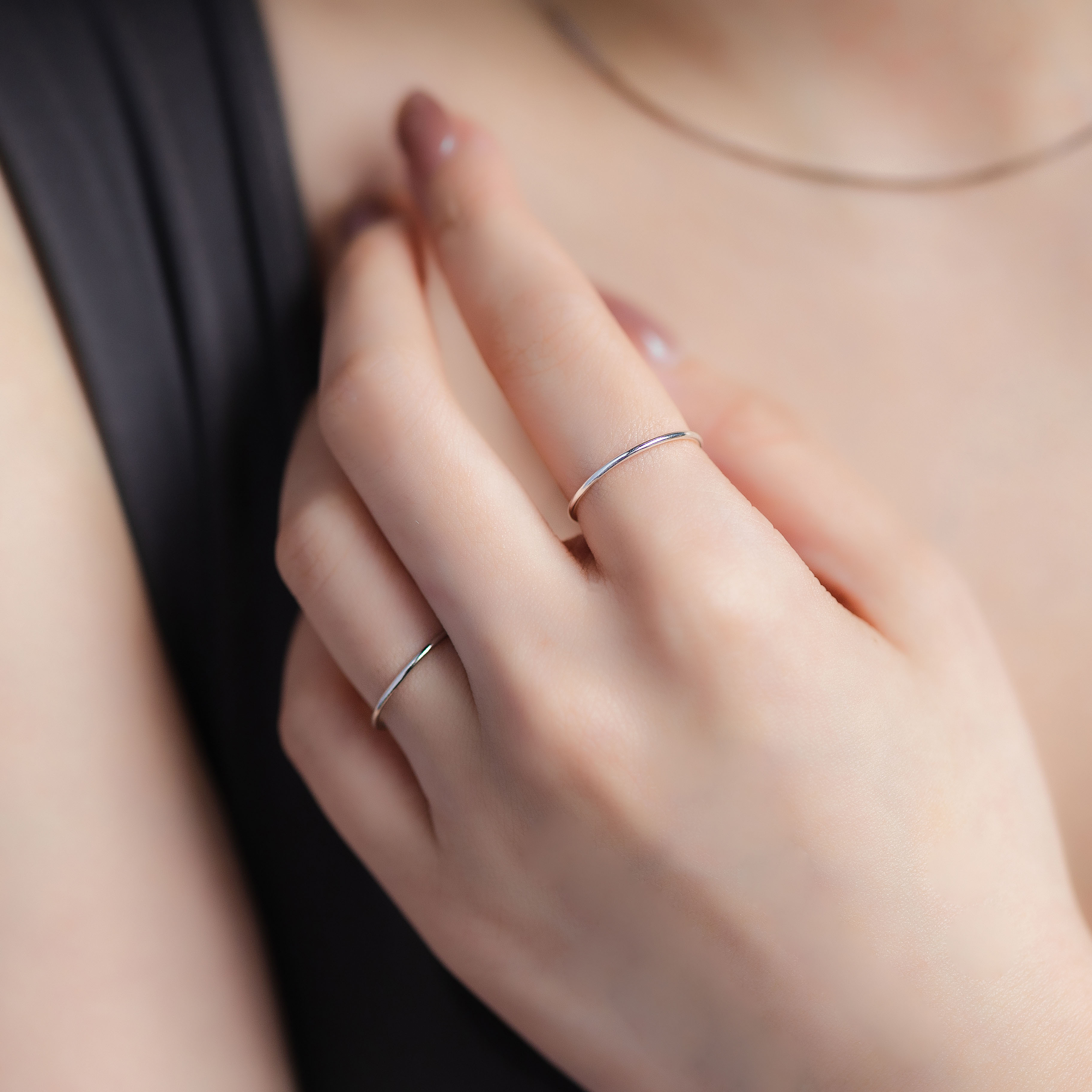 R055 光線 ｜純銀戒指