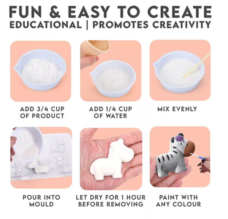 Paint Gypsum DIY 涂鸦石膏