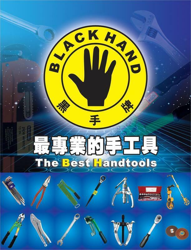 台灣製 BLACK HAND 黑手牌｜公制 鑰匙圈環型六角板手 10支組 L型六角板手組 環裝白金鏡面六角板手 S2｜BH-007