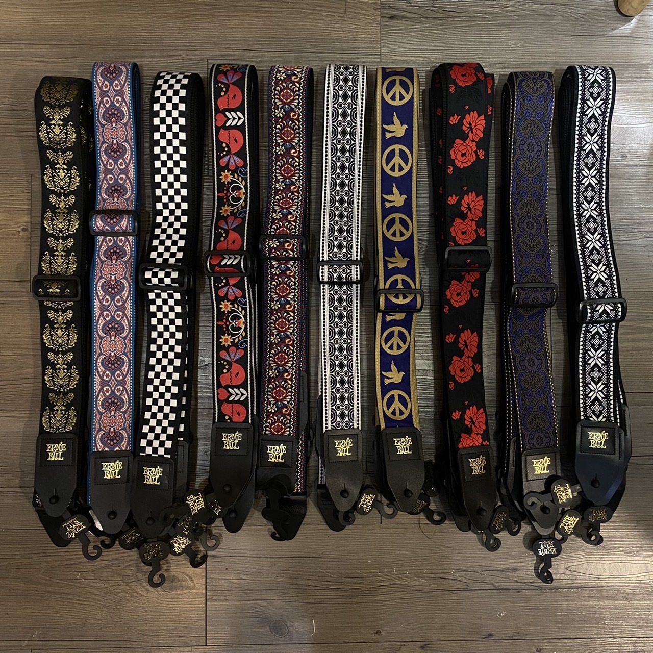 ERNIE BALL 2022 JACQUARD STRAP 最新 繡花背帶 多色可挑
