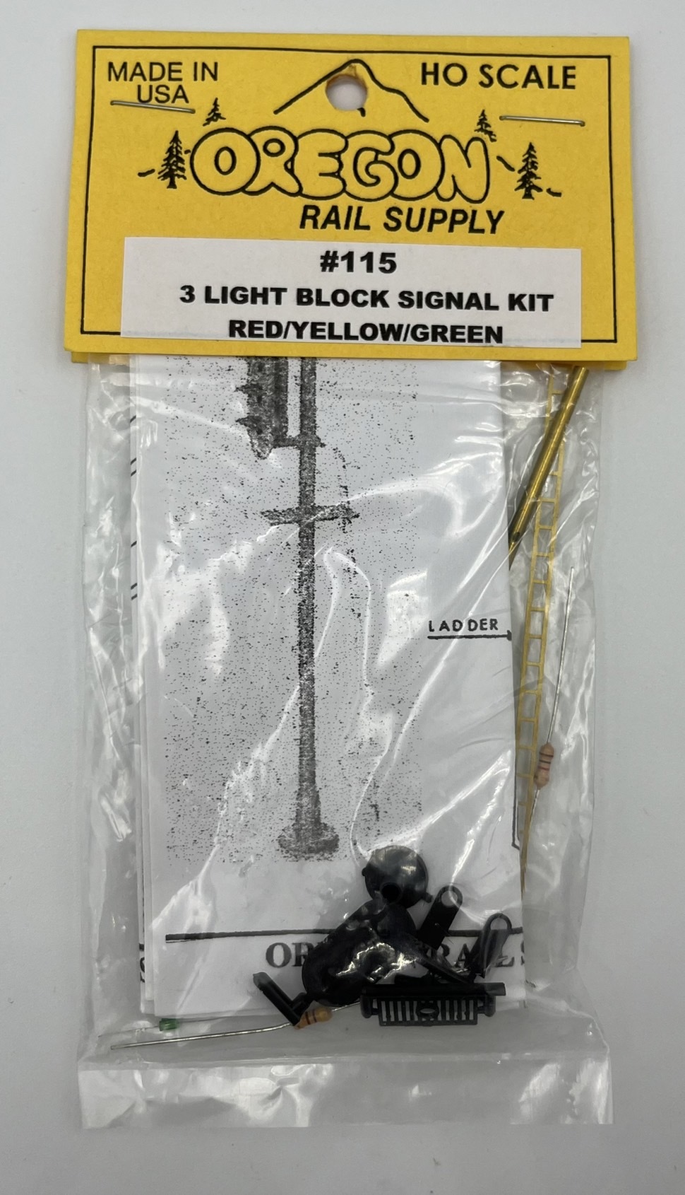 Oregon 115 HO規 三燈信號燈.套件