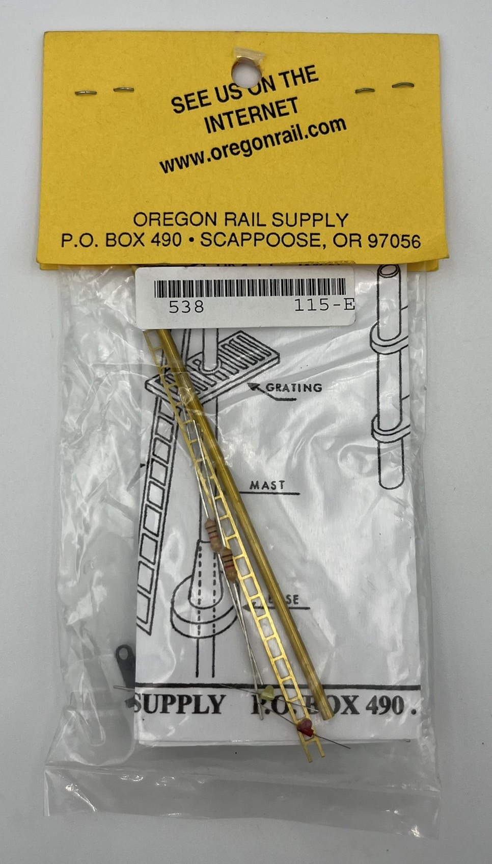 Oregon 115 HO規 三燈信號燈.套件