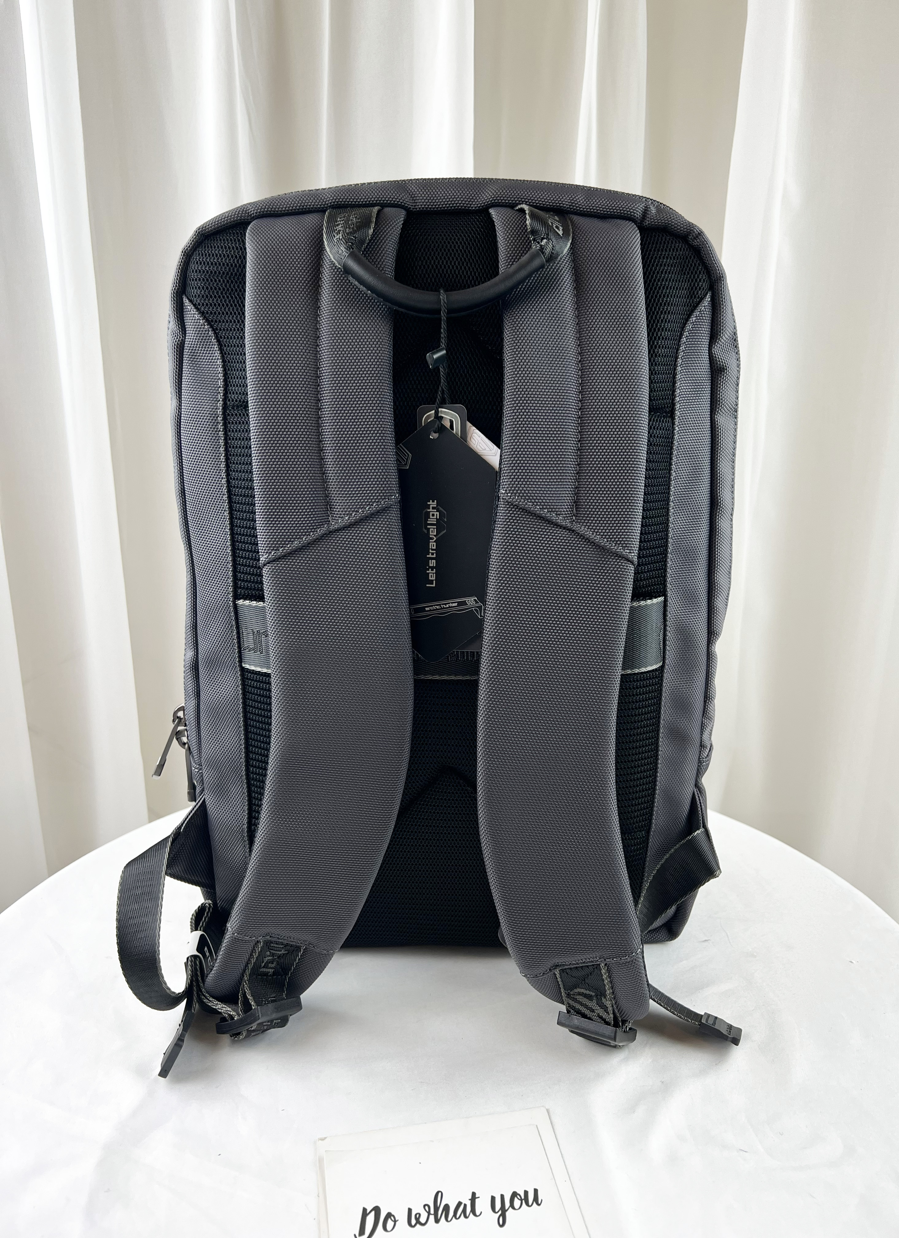 Arctic hunter 深灰色 多功能男用後背包 / 電腦包 #B00410