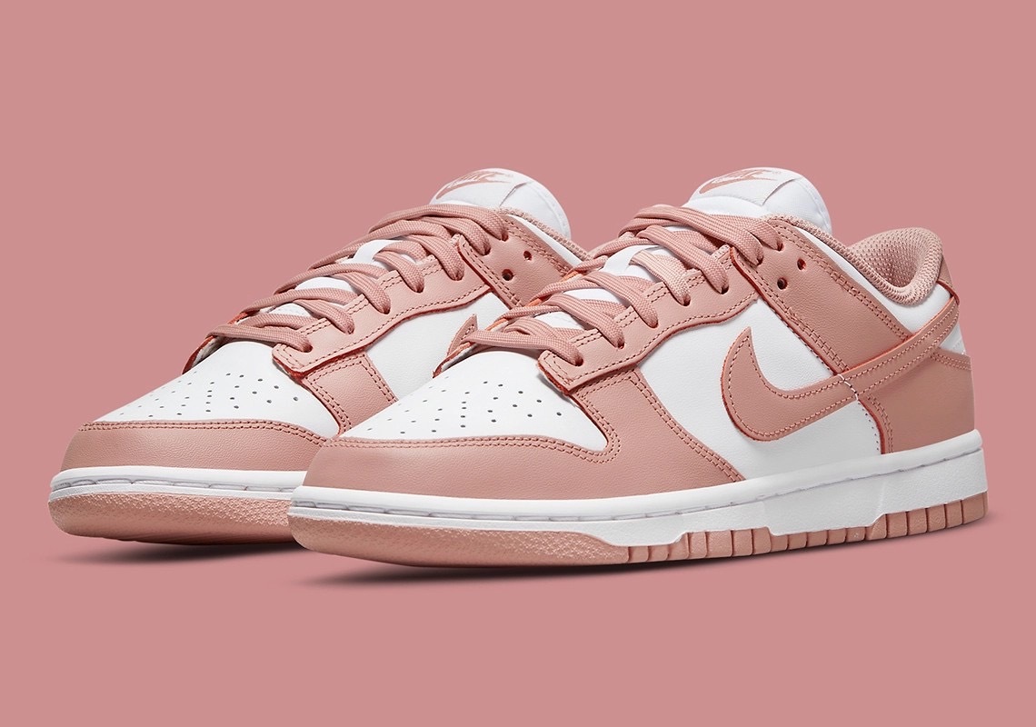 DD1503-118 女鞋W NIKE DUNK LOW Rose Whisper 玫瑰粉白粉低筒