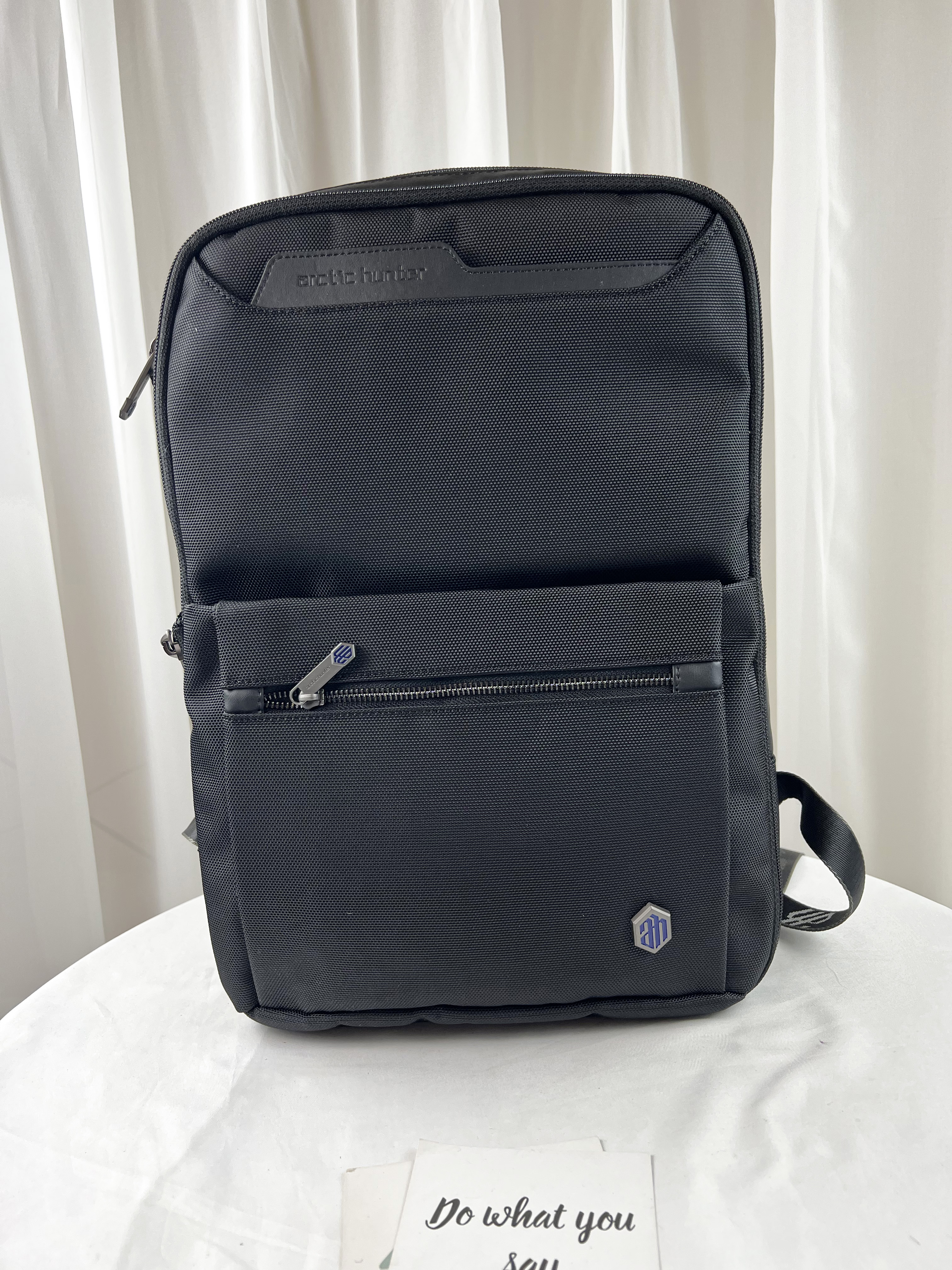 Arctic hunter 經典黑 多功能男用後背包 / 電腦包 #B00410