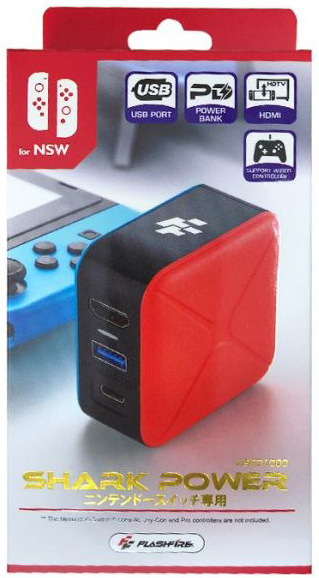 NS FlashFire 富雷迅 SHARK POWER 視訊轉接充電插頭 HSPD1000
