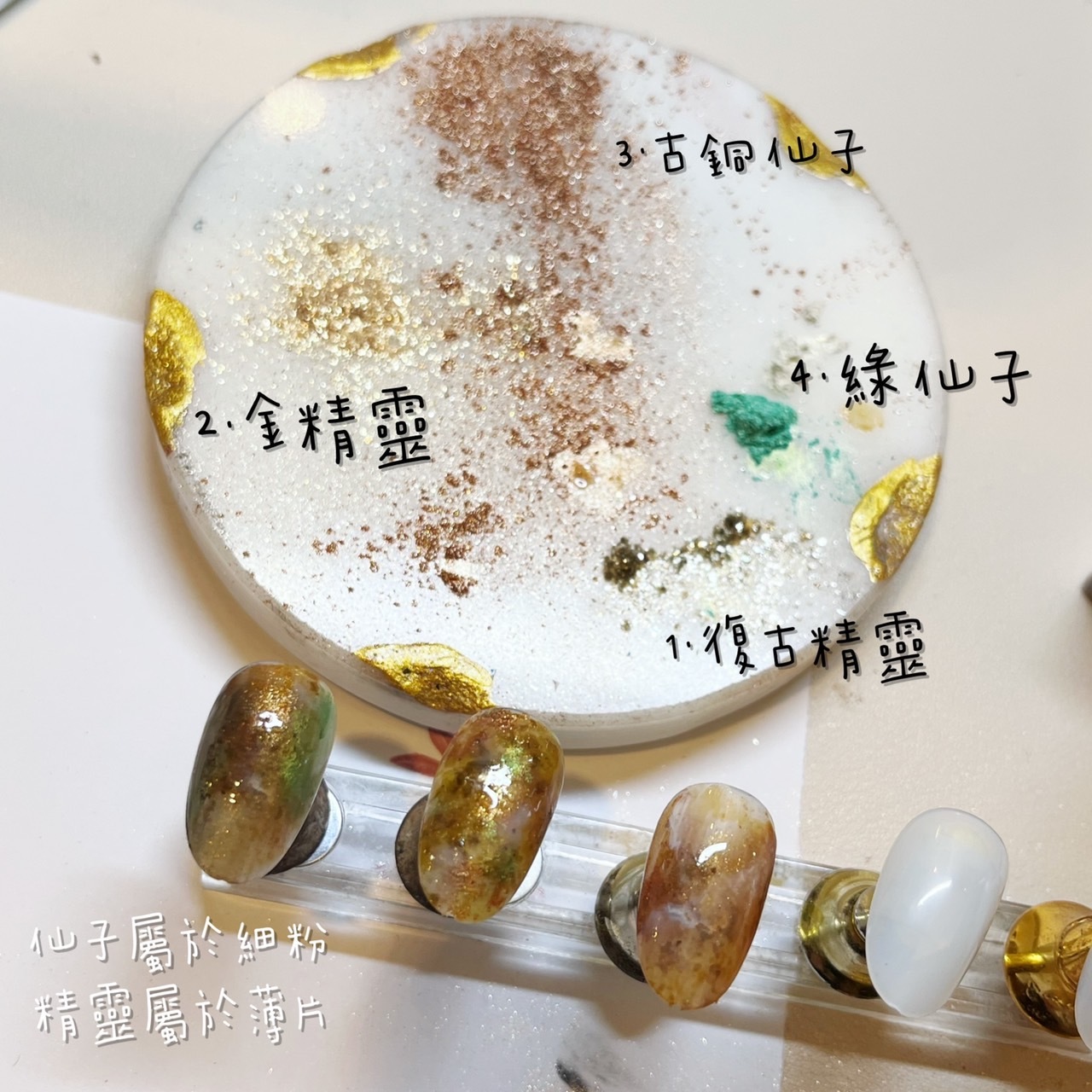 復古金屬閃粉