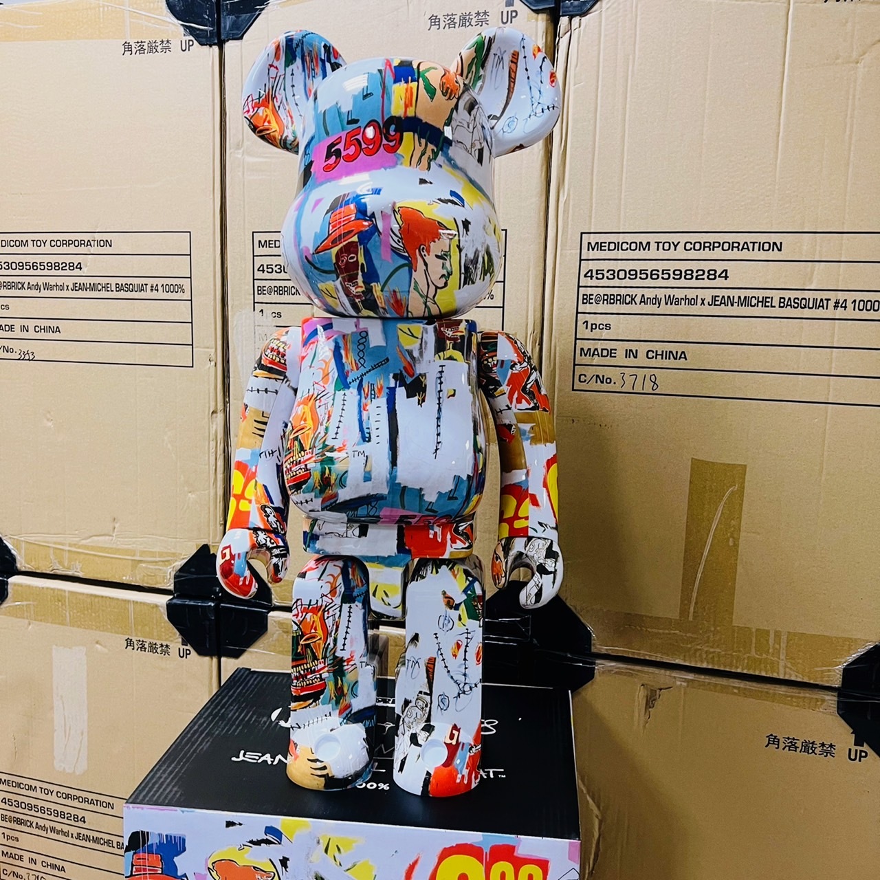 BE@RBRICK Andy Warhol × JEAN-MICHEL BASQUIAT #4 四代